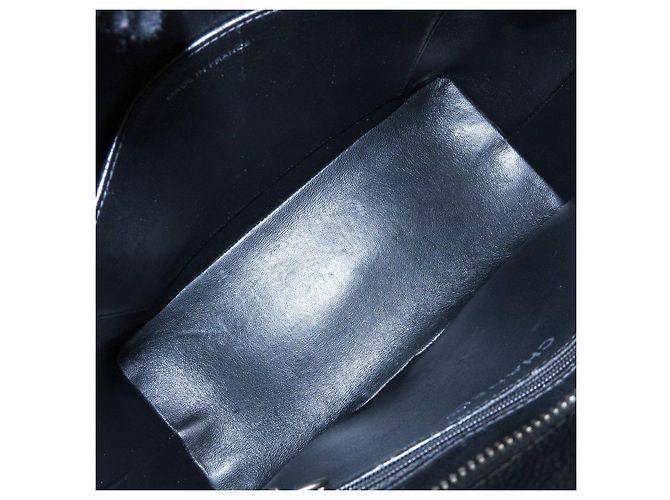 Borsa Tote CHANEL Medallion Matelasse COCO Mark Caviarskin Nera A01804 - vista 17