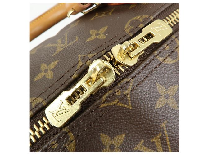 Louis Vuitton Keep All Bandouliere 55 Boston Bag Brown M41414 - vista 16