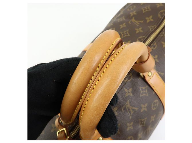 Louis Vuitton Keep All Bandouliere 55 Boston Bag Brown M41414 - vista 8