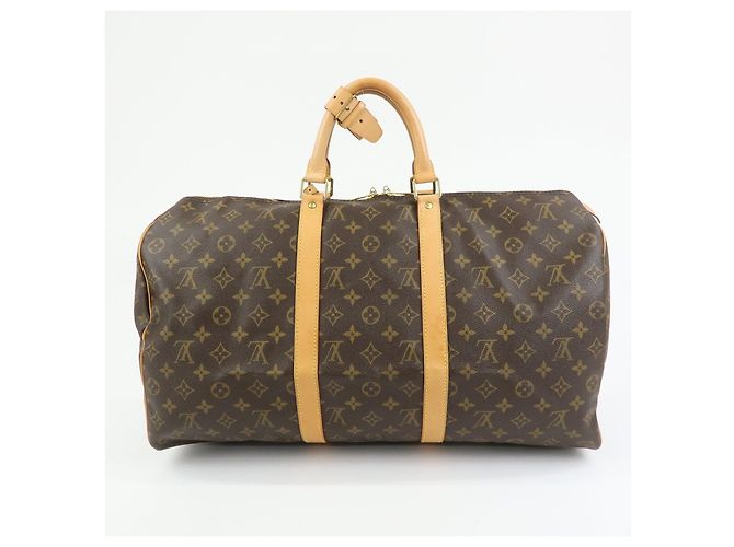 Louis Vuitton Monogram Keep All 50 Boston Bag Brown M41426 - vista 2