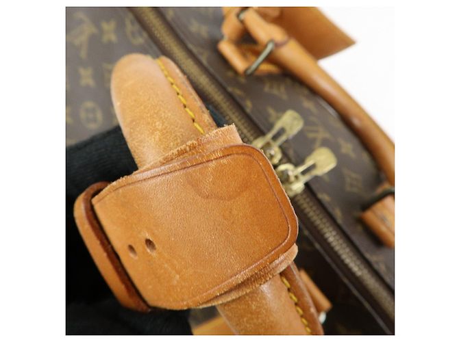 Borsa Boston Louis Vuitton Monogram Keep All 55 Marrone M41424 - vista 17
