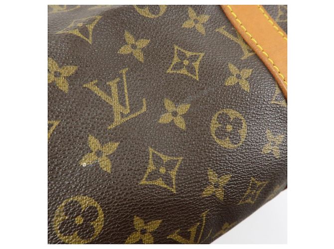 Borsa Boston Louis Vuitton Monogram Keep All 55 Marrone M41424 - vista 18