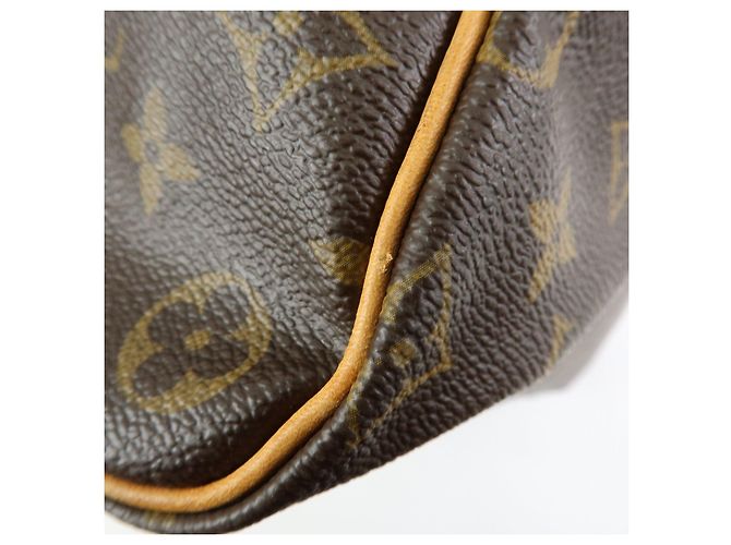 Louis Vuitton Monogram Speedy 40 Borsa a Mano Borsa Boston Marrone M41522 - vista 19