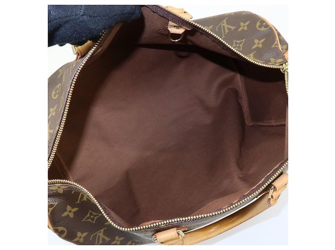 Louis Vuitton Monogram Speedy 40 Borsa a Mano Borsa Boston Marrone M41522 - vista 20