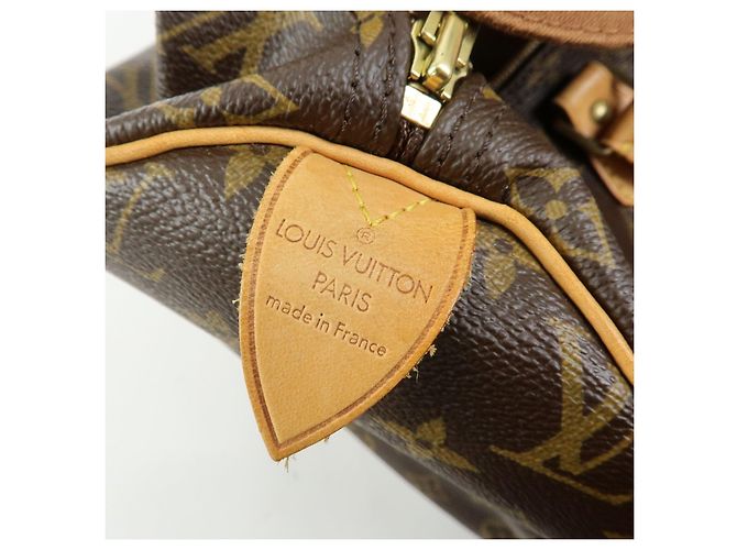Louis Vuitton Monogram Speedy 40 Borsa a Mano Borsa Boston Marrone M41522 - vista 23