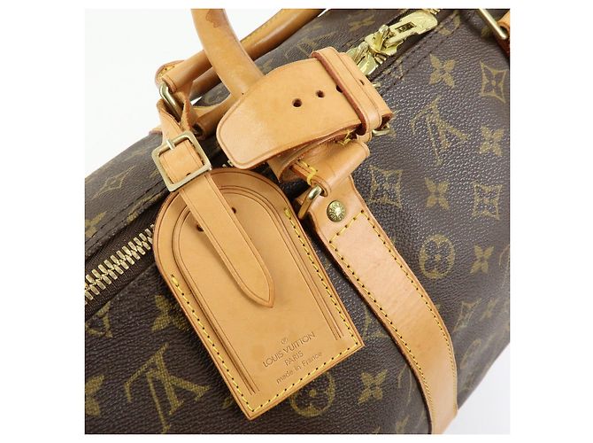 Louis Vuitton Monogram Keep All 55 Boston Bag Brown M41424 - vista 17