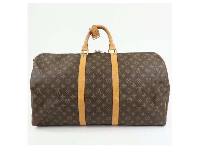 Louis Vuitton Monogram Keep All 55 Boston Bag Brown M41424 - vista 2
