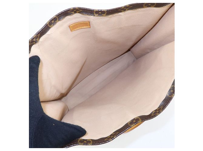 Louis Vuitton Monogram Sac Plat Tote Bag Hand Bag Brown M51140 - vista 15