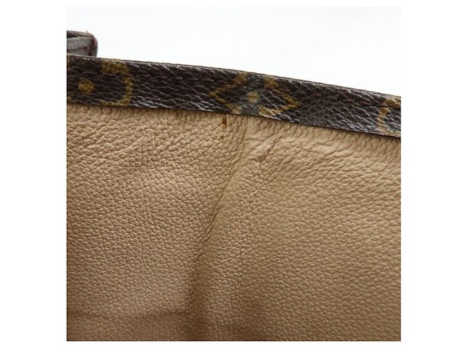 Louis Vuitton Monogram Sac Plat Tote Bag Hand Bag Brown M51140 - vista 17