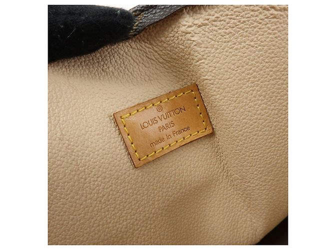 Louis Vuitton Monogram Sac Plat Tote Bag Hand Bag Brown M51140 - vista 19
