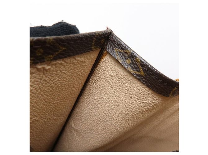 Louis Vuitton Monogram Sac Plat Tote Bag Hand Bag Brown M51140 - vista 20
