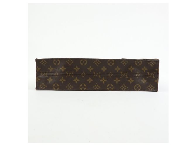 Louis Vuitton Monogram Sac Plat Tote Bag Hand Bag Brown M51140 - vista 5