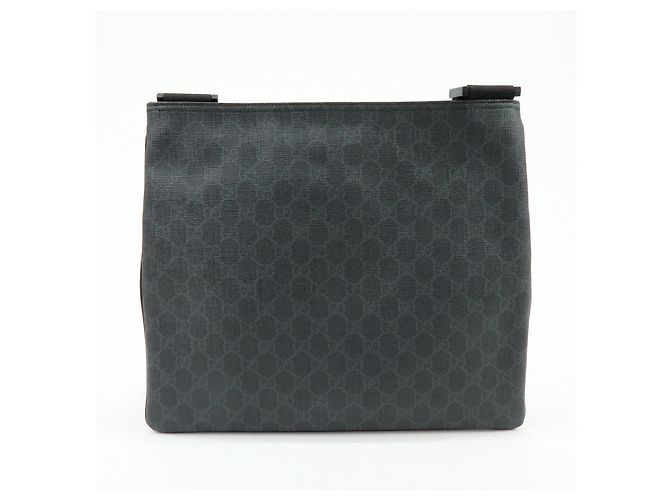 Borsa a tracolla e a spalla GUCCI GG Supreme in pelle Nera 162904 - vista 2