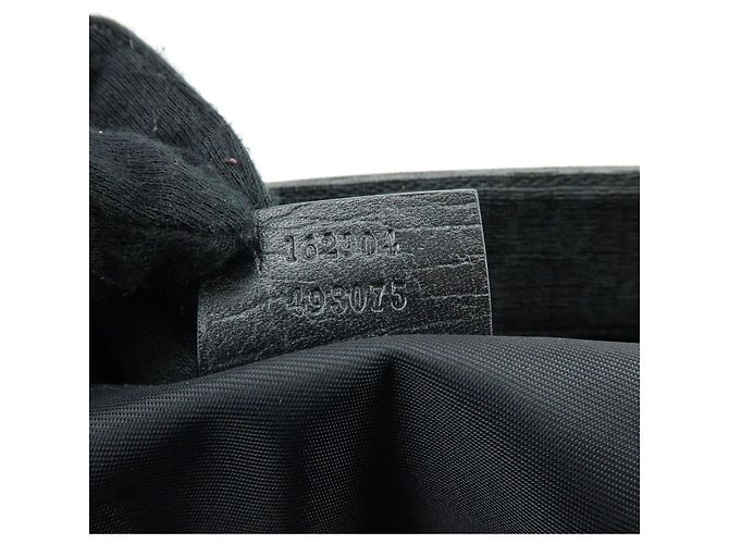 Borsa a tracolla e a spalla GUCCI GG Supreme in pelle Nera 162904 - vista 24