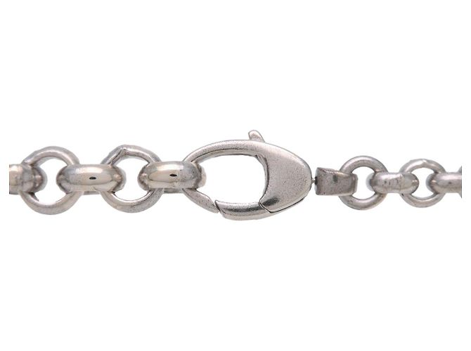 Collana con pendente a cuore Logo Trademark GUCCI Argento SV925 - vista 5