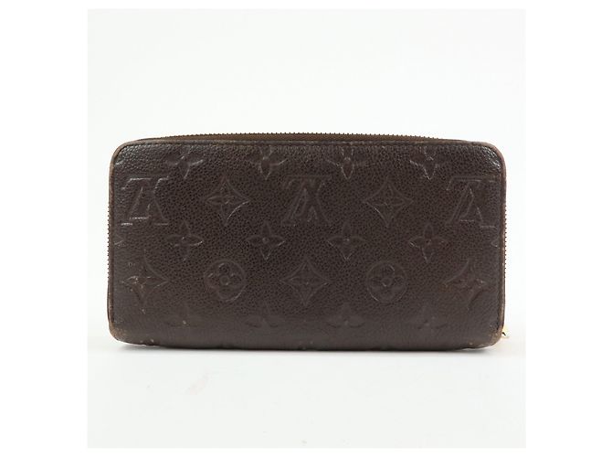 Louis Vuitton Monogram Empreinte Round Zippy Wallet Terre M60548 - vista 2