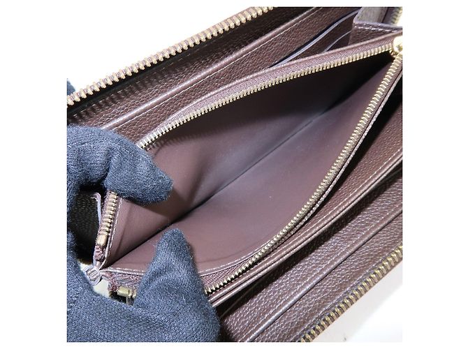 Louis Vuitton Monogram Empreinte Round Zippy Wallet Terre M60548 - vista 20