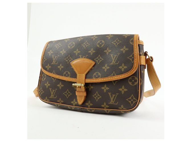 Borsa a tracolla Louis Vuitton Monogram Canvas Sologne Brown M42250 - vista 3