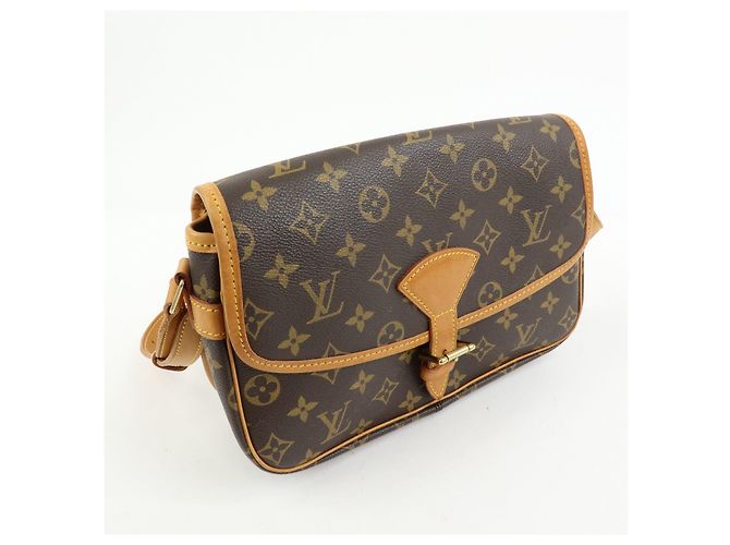 Borsa a tracolla Louis Vuitton Monogram Canvas Sologne Brown M42250 - vista 4