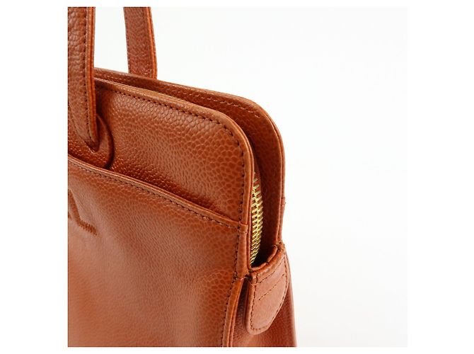 Saco Tote CHANEL em pele caviar Laranja - vista 11