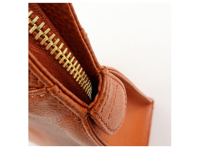 Saco Tote CHANEL em pele caviar Laranja - vista 15