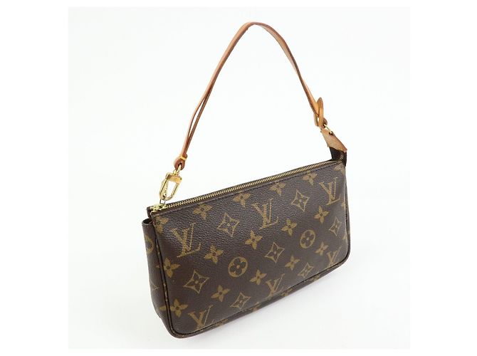 Louis Vuitton Monogram Pochette Accessoires Pouch Hand Bag M51980 - vista 4