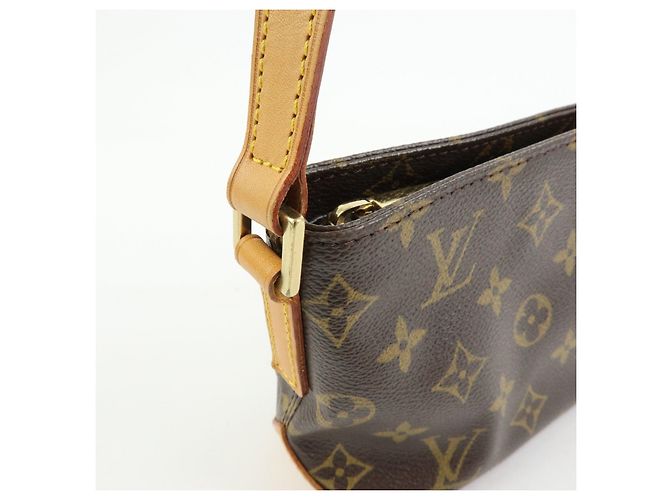 Borsa a tracolla Louis Vuitton Monogram Trotteur Canvas Brown M51240 - vista 17