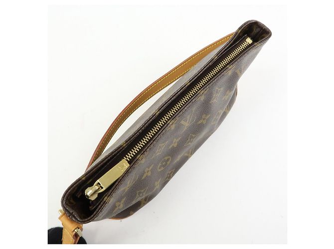 Borsa a tracolla Louis Vuitton Monogram Trotteur Canvas Brown M51240 - vista 18
