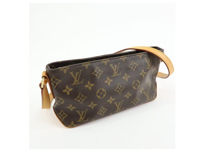 Borsa a tracolla Louis Vuitton Monogram Trotteur Canvas Brown M51240 - vista 4