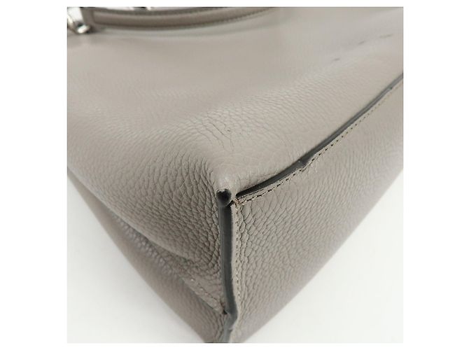 GUCCI Borsa 2WAY in pelle Bamboo Borsa a tracolla Grigia 392013 - vista 12
