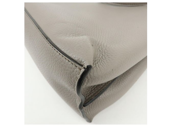 GUCCI Borsa 2WAY in pelle Bamboo Borsa a tracolla Grigia 392013 - vista 13