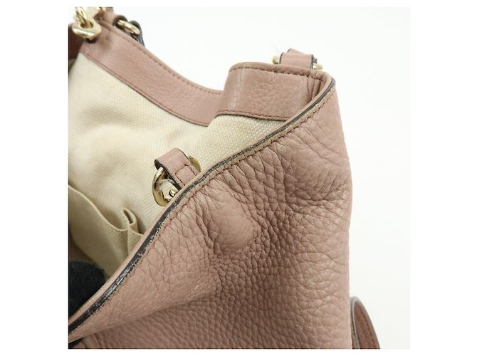 GUCCI SOHO Interlocking G Borsa a mano 2Way Japan Limited Pink Beige 336751 - vista 16