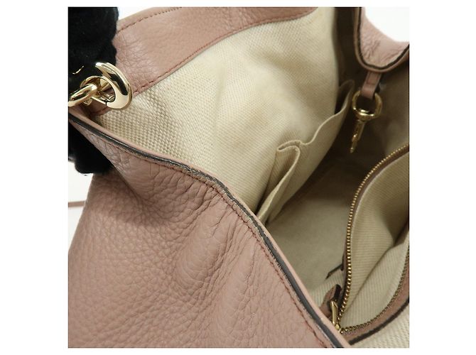 GUCCI SOHO Interlocking G Borsa a mano 2Way Japan Limited Pink Beige 336751 - vista 17