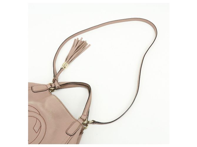 GUCCI SOHO Interlocking G Borsa a mano 2Way Japan Limited Pink Beige 336751 - vista 5