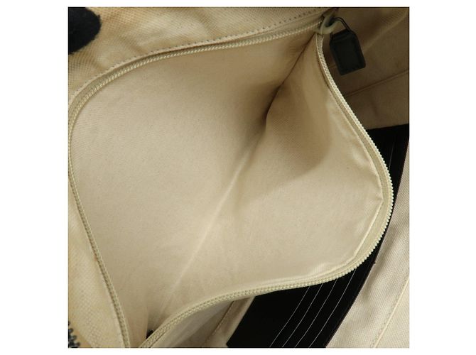 Borsa a pochette GUCCI in tela e pelle Leopard Grey Black 353478 - vista 18