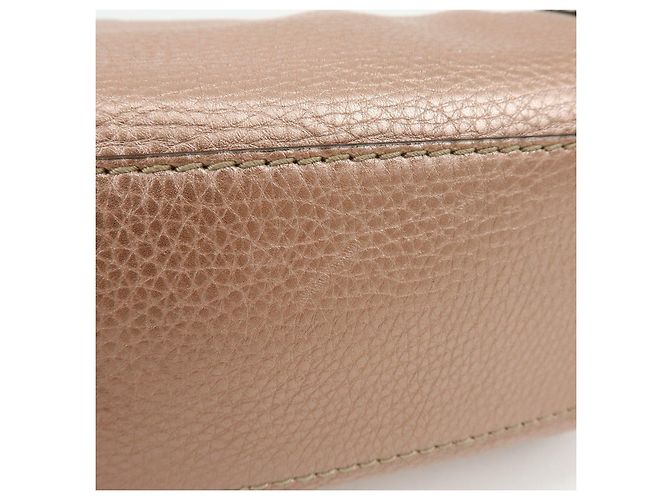 Borsa 2Way in pelle GUCCI Bamboo Interlocking G Rosa 282300 - vista 6