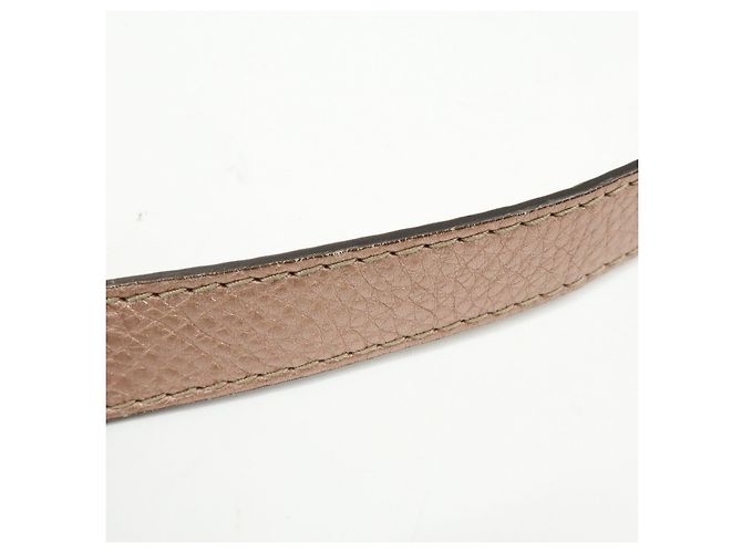 Borsa 2Way in pelle GUCCI Bamboo Interlocking G Rosa 282300 - vista 8