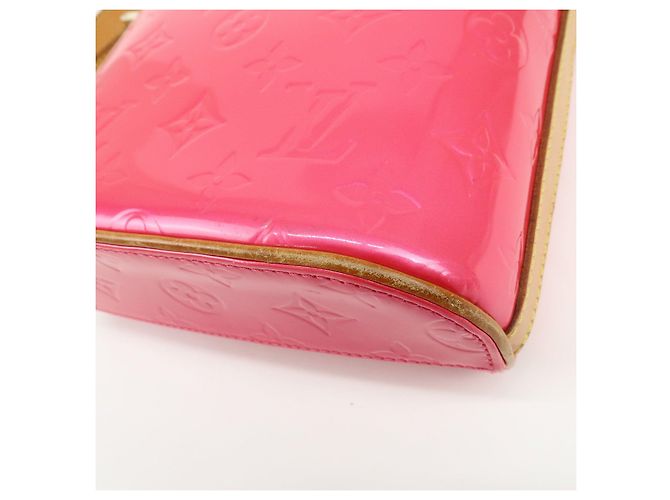 Louis Vuitton Monogram Vernis Sullivan Vertical Fuchsia Pink M91259 - vista 10