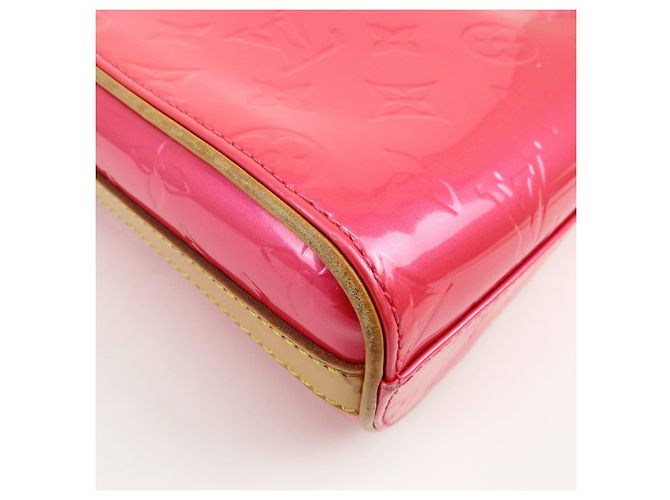 Louis Vuitton Monogram Vernis Sullivan Vertical Fuchsia Pink M91259 - vista 11