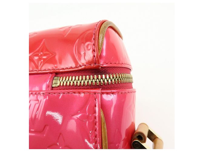Louis Vuitton Monogram Vernis Sullivan Vertical Fuchsia Pink M91259 - vista 14