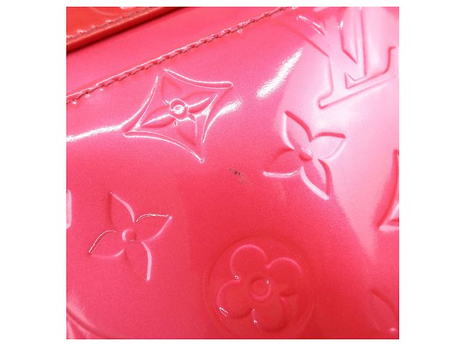Louis Vuitton Monogram Vernis Sullivan Vertical Fuchsia Pink M91259 - vista 15