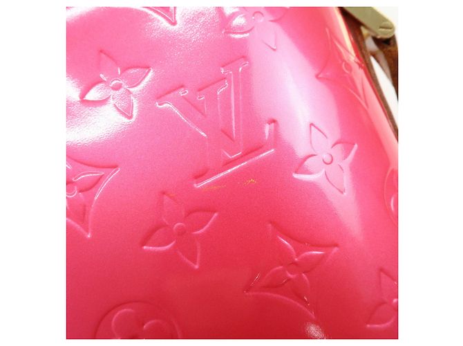 Louis Vuitton Monogram Vernis Sullivan Vertical Fuchsia Pink M91259 - vista 16