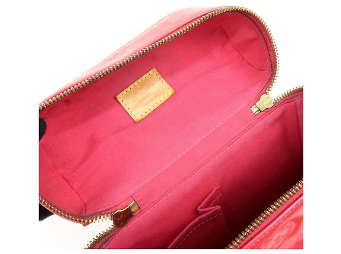 Louis Vuitton Monogram Vernis Sullivan Vertical Fuchsia Pink M91259 - vista 18