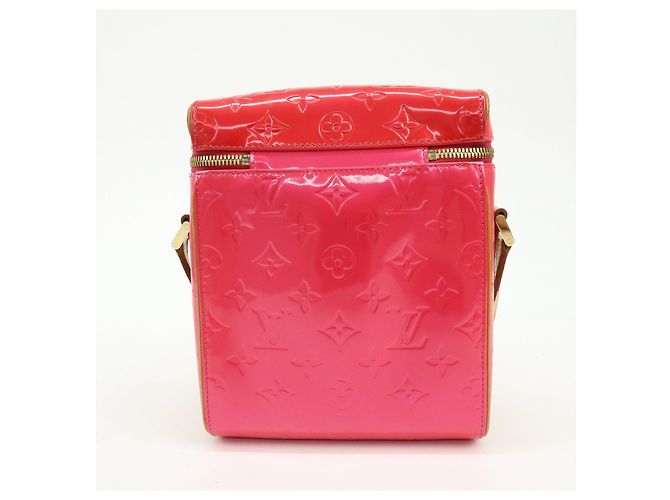 Louis Vuitton Monogram Vernis Sullivan Vertical Fuchsia Pink M91259 - vista 2