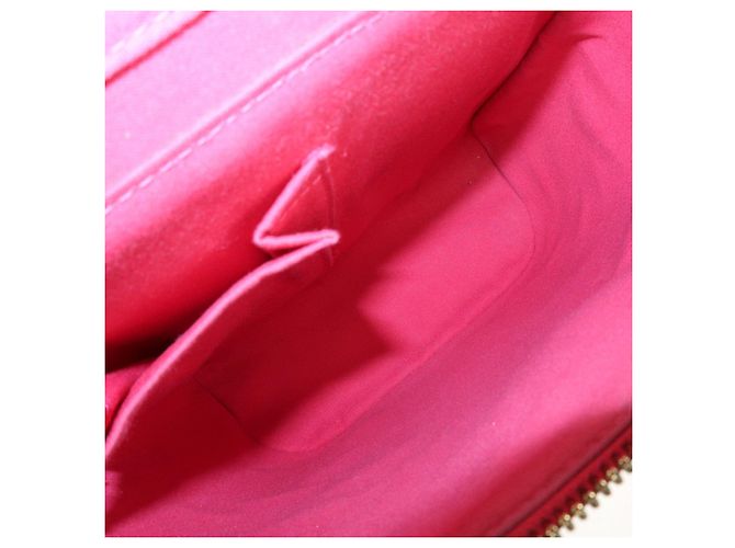Louis Vuitton Monogram Vernis Sullivan Vertical Fuchsia Pink M91259 - vista 20
