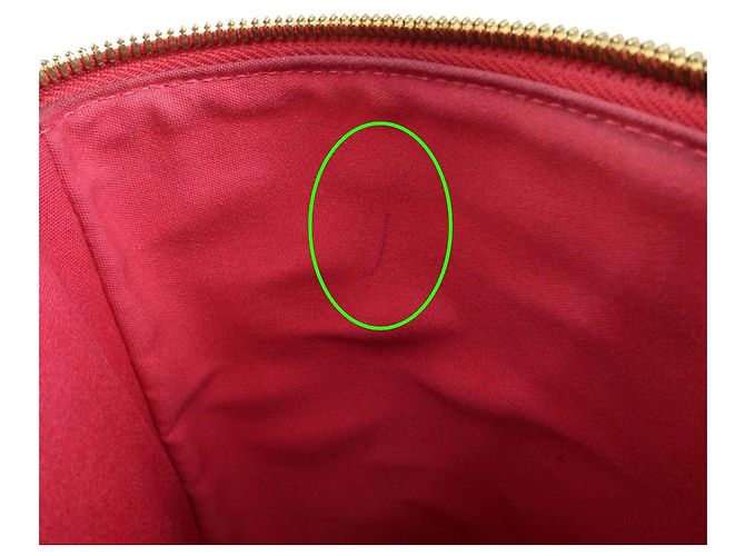 Louis Vuitton Monogram Vernis Sullivan Vertical Fuchsia Pink M91259 - vista 21
