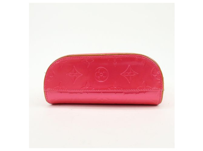 Louis Vuitton Monogram Vernis Sullivan Vertical Fuchsia Pink M91259 - vista 5