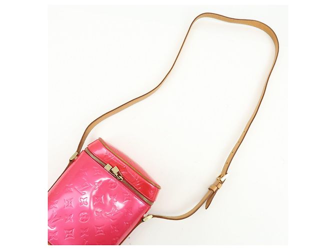 Louis Vuitton Monogram Vernis Sullivan Vertical Fuchsia Pink M91259 - vista 6