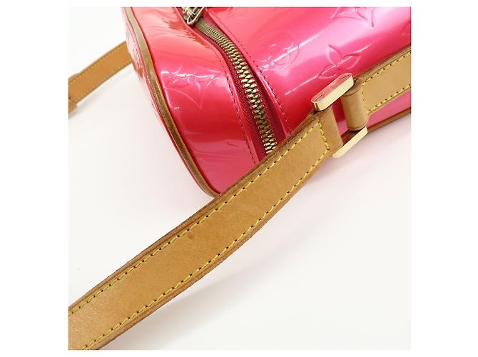 Louis Vuitton Monogram Vernis Sullivan Vertical Fuchsia Pink M91259 - vista 8