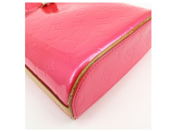 Louis Vuitton Monogram Vernis Sullivan Vertical Fuchsia Pink M91259 - vista 9